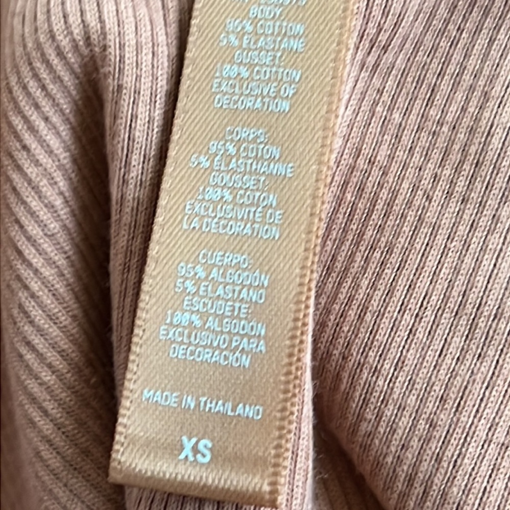 Skims ribbed cotton bodysuit - Picture 8 of 9